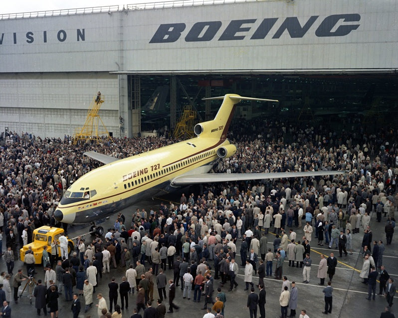 Boeing 727 Rollout 1962 Print