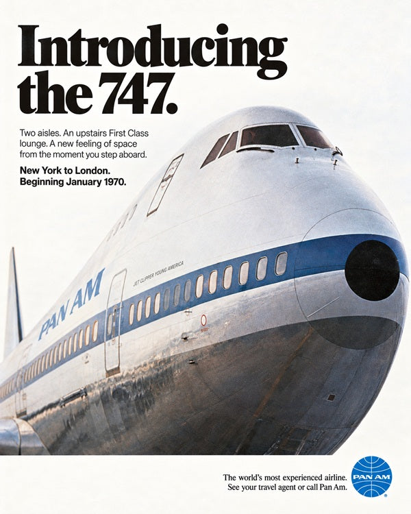 Introducing the 747 Poster Print