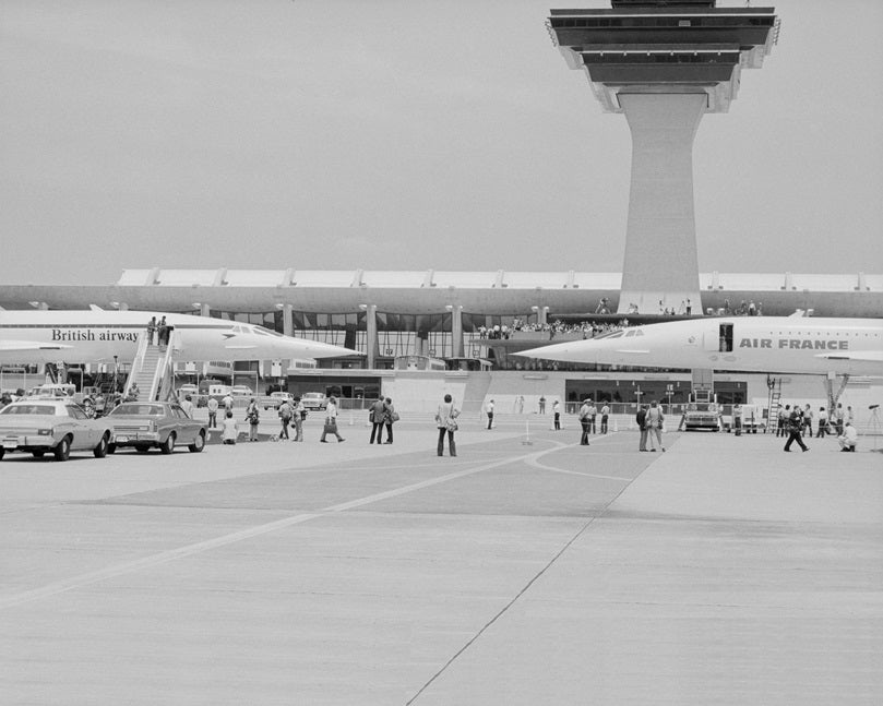 Concorde at IAD 1976 Print