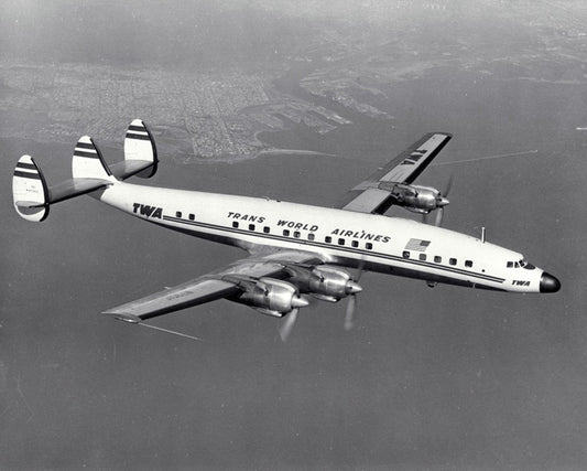 TWA Lockheed Constellation 1950s Print