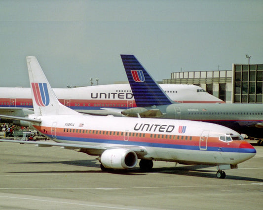 United Airlines at LAX 1995 Print